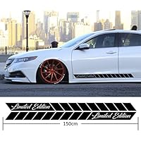 LImited Edition Seitenstreifen Autoaufkleber Dub Fun JDM Auto Aufkleber Streifen Seitenaufkleber Dekorstreifen Rennstreifen Tuningstreifen Side Stripe Stickers