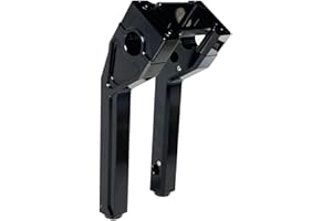 M Maintenanse 1.0" Pullback Handlebar Risers for Harley Street Bob Low Rider S ST 2018-2023 (Black, 10 Inches)