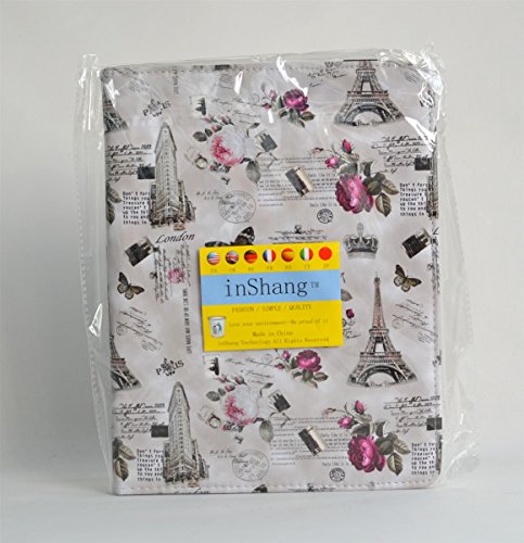 inShang Hülle für Apple iPad 2 iPad 3 iPad 4, PU Leder Tasche Hülle Skins Etui Schutzhülle Ständer Smart Case Cover für Tablet iPad, Super Automatische Einschlaf-/Aufwach funktion, 360 Grad rotierende Schutzhülle mit Standfunktion + inShang Logo hochwertigen Stylus Eingabestift Stift - 6