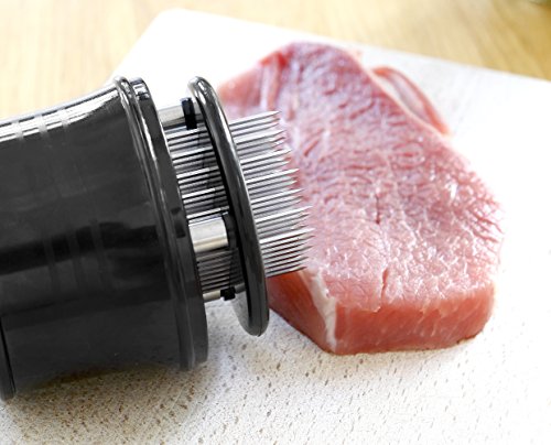 Fleischzartmacher Fleischstecher Steaker Grill Marinieren Edelstahl 56 Klingen - 4