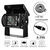 【Infrarot-Nachtsicht-Funktion】:Eingebaute 18/24 IR, es macht den Job gut in die Nacht und Tag. Die IR wechselt automatisch, wenn das Infrarotlicht niedrig ist. Die sichtbare Reichweite bis 30 Fuß in der Nacht.