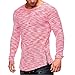 Produktbild MEIbax Männer Casual Herbst Langarm Slim O Neck Reißverschluss Farbe Garn Tops Bluse Shirts Pullover Sweatshirts für Herren