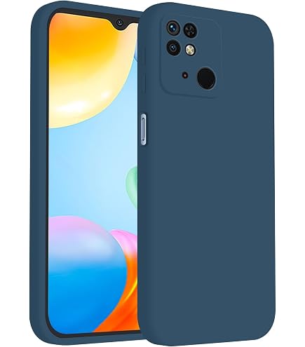 SEAHAI Trasparente Cover per Xiaomi Redmi 10 / Redmi 10 2022, Rugged Custodia Full Body Antiurto Rigida PC Soft TPU Sottile Bumper Silicone Protettiva Case - Rosso Scuro