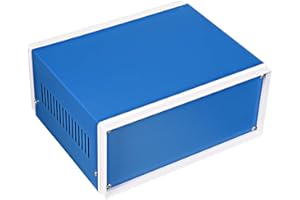 UXCELL Sourcingmap Metal Blue Project Junction Box Enclosure Case 200 x 165 x 90mm/7.87 x 6.5 x 3.54inch
