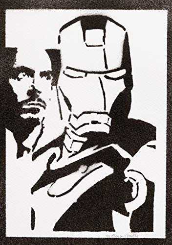 Poster Iron Man The Avengers Affiche Handmade Graffiti Street Art - Artwork