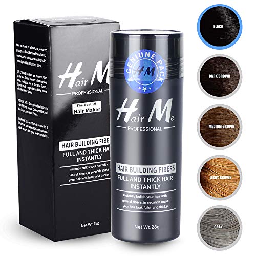 Poudre Cheveux,Poudre Densifiante Poudre Volume Cheveux Chatain Calvitie Homme Hair Building Fibers?Noir?