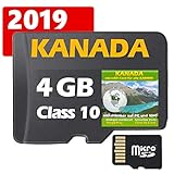 ?KANADA GPS Karte 4GB microSD f�r Garmin Navi, PC und MAC ? ORIGINAL von STILTEC � - 