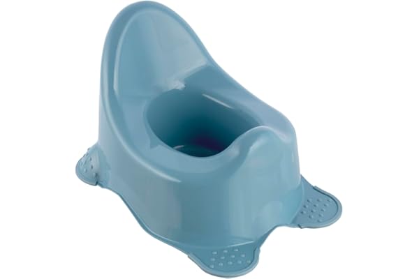 keeeper Pot pour bébé, de 18 Mois à 3 Ans env., Fonction antidérapante, 38 x 27 x 23,5 cm, Adam Pure, Bleu (Nordic Blue)