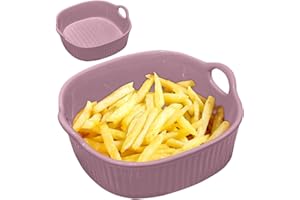 Ruioomeep Cocotte carrée en céramique de 18,5 x 17 cm - 650 ml - Avec poignée - Résistant aux rayures et aux coupures - Pour lasagnes, tiiramisu, cocottes - Accessoires de friteuse - Passe au