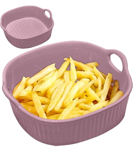 joli petit plat à gratin en céramique fond blanc décor fruits TBE