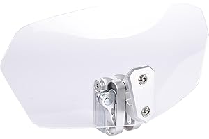 Oxford Windshield Clip-on Motorcycle Wind Deflector, Clear, 260 x 125mm