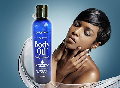 ALL-NATURAL DAILY BODY OIL from Sublime Beauty®. Blend of 5 Fantastic PURE OILS *No Additives, No Fragrances, No Chemicals, All Natural *Sweet Almond, Aloe, Sesame, Argan & Jojoba Oil along with Vitamin E. Anti-Inflammatory & Anti-Aging! Let Your Skin Glow Now!