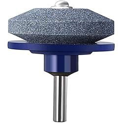 Esplic Affûteuse de Tondeuse à Gazon - affûteuse de Lame de Tondeuse à Gazon rotative 4PCS - Outils de Jardinage pour perceuse à Main