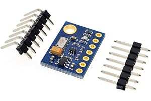 HiLetgo MS5611 MS5611-01BA03 GY-63 Atmospheric Pressure Capteur Module Meter Altimeter Capteur Module Electronic DIY Board IIC SPI 24Bit AD for Arduino