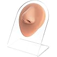 OLYCRAFT 1Pc Silicone Nose Model Soft Silicone Flexible Human Nose Rubber Nose with Model Body Part Displays for Jewelry Display Teaching Tool