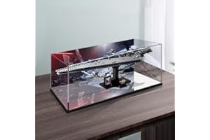 FYHCY Transparente Acryl-Vitrine für Lego 75356 Executor Super Star Destroyer, staubdichte Vitrine, kompatibel mit Lego 75356 (Lego-Modell Nicht im Lieferumfang enthalten) Inkjet