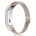 Produktbild Mornex Kompatibel Fitbit Alta HR und Alta Armband, Milanese Edelstahlband Sport Uhrenarmband Ersatzarmband für Fitbit Alta HR Band mit Magnetverriegelung, Champagne