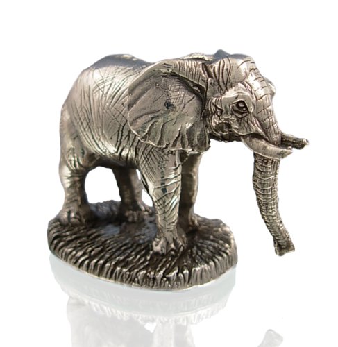 Marquise Jewellery Argento Sterling Elefante Africano Figura. Argento animaletti.
