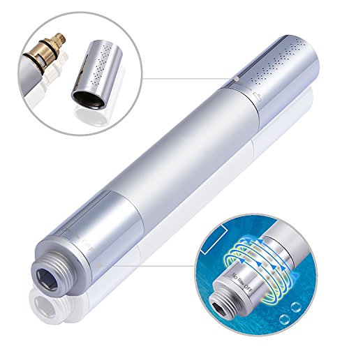 DSIKER Wellness Hoher Druck Wasserspar Duschkopf,2 Jet Brausekopf,Bidet Dusche Intimdusche Hundedusche Spraybrause,Wasserdruck einstellbar,massiv Messing verchromt – Niederdruck geeignet - 4