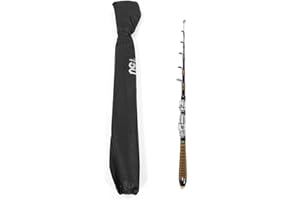 Tiiyee Canna da Pesca, Canna Pesca Surfcasting Spinning Mare Telescopica Professionale in Fibra di Carbonio Canne Rod per Acqua Salata Dolce Viaggi Appassionati Collezione Surf Boat Viaggio 150cm