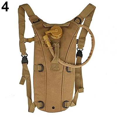 geshiglobal 2.5L/3L Eau vessie d'hydratation Sac à dos extérieur randonnée Camping Cargon, peau