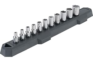 CRAFTSMAN Zestaw kluczy nasadowych, SAE, napęd 1/4 cala, 6-kątny, 11-częściowy (CMMT12040)