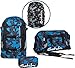 Produktbild Satch Schulrucksack-Set 4-TLG Pack Blue Triangle Blau