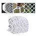 Produktbild Sicherheitsnetz for Kinder Weißes Zaunnetz Katzennetz Webnetz Gartenpflanze Klettern Schaukelnetz Seil Balkon Treppe Balkon Kinderschutznetz Outdoor (Color : 10cm mesh/6mm Rope Thick, Size : 1x9m)