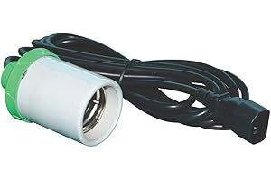 CFL HPS MH Lamp Holder Grow Light Bulb E40 Fitting 4m Cord Hydroponics LUMii