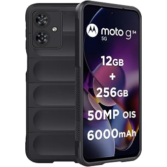 TheGiftKart Liquid Silicon Back Cover Case for Motorola Moto G54 5G / G64 5G | Shockproof Military Grade Protection | Micro-Fibre Cloth On Inner Side