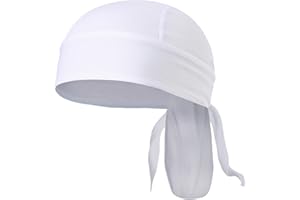 VIAUMBR Bandana Homme Casquette Cyclisme Velo randonnée Bandana Pirate sous Casque Velo Tissu aéré pour Natation Jogging Course Montagne et Moto