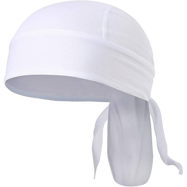 Bandana Sportiva Nera - 2 Pezzi In Poliestere Per Uomo, Motociclisti E Cosplay