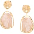 Yellow Chimes Fashion Women Earrings | Gold Toned Black Color Crystal Earrings