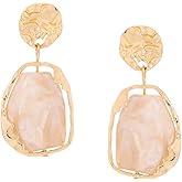Yellow Chimes Fashion Women Earrings | Gold Toned Black Color Crystal Earrings