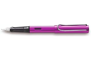 LAMY Stylo-plume AL-STAR VIBRANT PINK - Edition LIMITEE 2018 - Plume FINE (F) - Livré avec une cartouche d'essai Lamy T10 bleu effaçable - Fabriqué en Allemagne - Collection ALSTAR