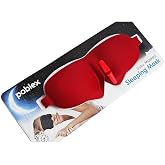 Poblex 3D Uyku Maskesi Kırmızı + Kulak Tıkacı
