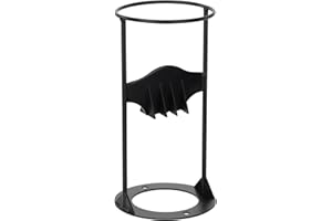 Pumpumly Wood Splitter, Wood Kindling Splitter, Manual Splitting Tool, Firewood Log, Safety Carbon Steel, Suitable for Kiln Dried Firewood and Pine Woods Not Hardwoods, Black, 14.5x27cm