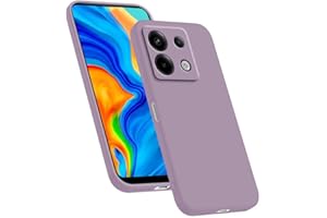 HAFFAN Funda de Silicona TPU Compatible con Redmi Note 13 Pro 5G / Poco X6 5G (6.67"), Carcasa Protectora para Teléfono Móvil - Hierba púrpura