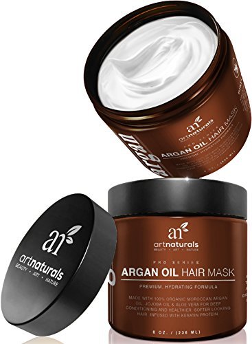 ArtNaturals Arganöl Haarkur Conditioner Maske – mit Aloe Vera & Keratin – 236ml – Sulfat Frei - 7
