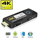 Achtung: 1.Der WLAN Dongle muss über ein externes Netzteil mit Strom versorgt werden (mindestens 5 V/1A). 2.Der HDMI Adapter ist bei Verwendung etwas heiß, aber normal und sicher. 3.Aufgrund der Copyright Verschlüsselung kann der Dongle Anzeigeadapter nicht von Netflix, Amazon Video, DIRECTV, Hulu, HBO, Infinity abgespielt werden.