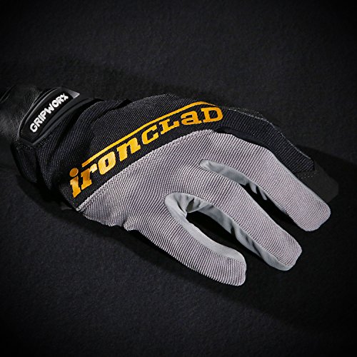 Ironclad BGW-04-L Gripworx Handschuhe – schwarz, Größe L - 5