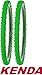Produktbild 2x Kenda Fahrradreifen 26 Zoll 50-559 26x1,95 MTB Profil K-829 Reifen Fahrrad Decke Mantel Neongrün Grün