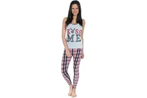 COOLE-FUN-T-SHIRTS Playboy Nightwear KISS ME Hausanzug Pyjama XS S M L XL