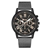 Damen Uhren YEARNLY Sport Chronographen Edelstahl Mesh Armbanduhr Mann Luxus Mode Leuchtende Analoge Datum Uhr