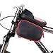 Produktbild Fahrradtasche Fahrrad Rahmentasche, Radfahren vorne oben Steuerrohr Rahmen Pannier Doppeltasche Beutel Halter Crossbar Tasche für iPhone X / 8/7/6 / 6s plus Samsung Galaxy S8 S7 Kante S6 Rand Plus Sma