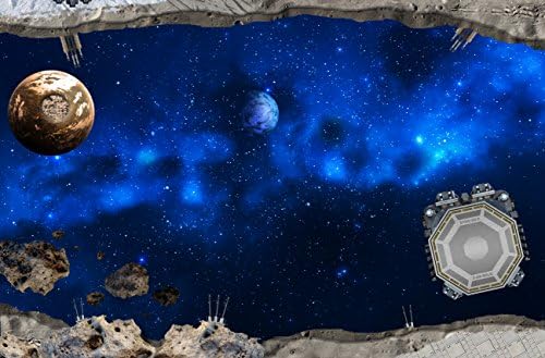 Galaxy Game Mat / Play Carpet - SM12 - for the Children`s Room - Dimensions 150 x 100 cm