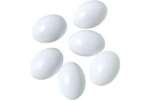 AZATEMGO Huevos falsos de madera, huevos falsos, huevos blancos, huevos de nido que ayudan a poner gallinas ponedoras, herramienta agrícola, huevos para caja de anidación