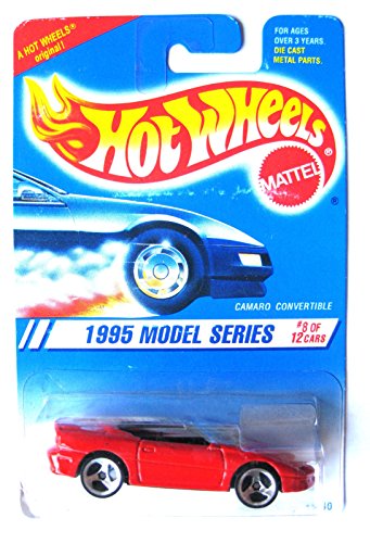 Preisvergleich Produktbild Hot Wheels Chevrolet Camaro convertible 1995 rot 1:64