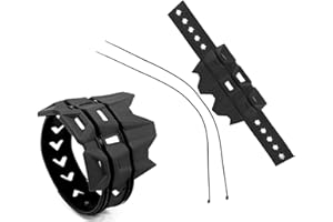 AKOZON Couvercle de Protection d'échappement Protecteur de Protection de Tuyau d'échappement Moto Universel Anti-Chaud(Noir)