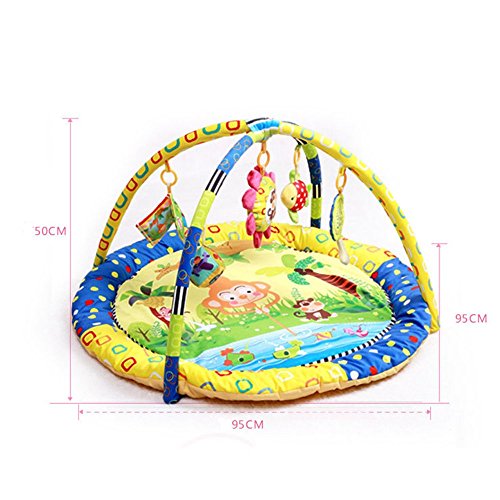 JYSPORT Baby Spieldecke Spielbögen Activity Gym Krabbeldecke animal Plush Spielzeuge Matte - 2